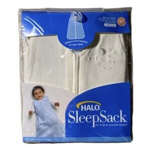Halo Blanket Baby Size XS Cream Sleep Sack 100% Cotton 0-3M Wearable NIP *FLAW*